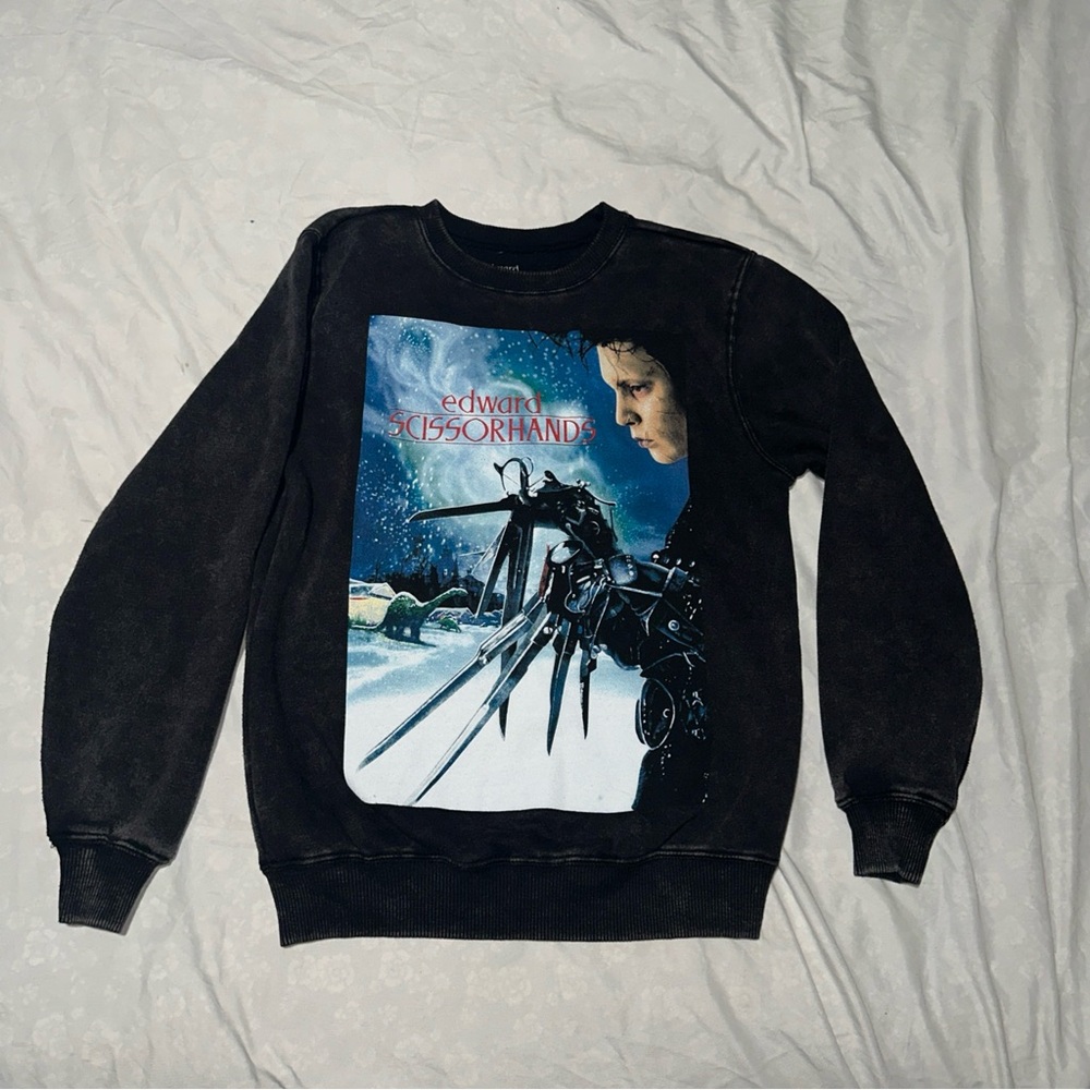 Edward Scissorhands Black Sweater